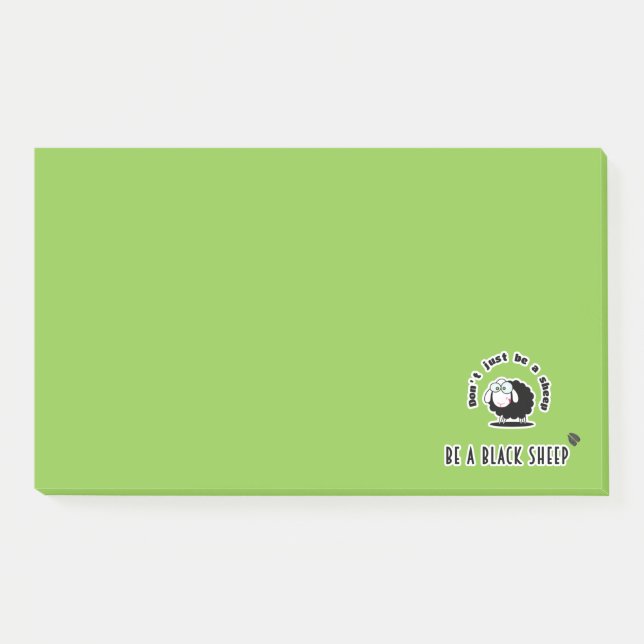black sheep post-it notes (Front)
