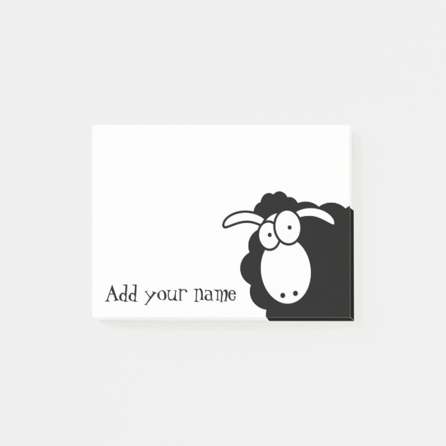 Black Sheep Post-it Notes (Front)