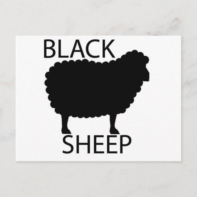 Black Sheep Postcard (Front)
