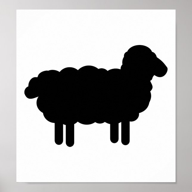 Black sheep poster (Front)