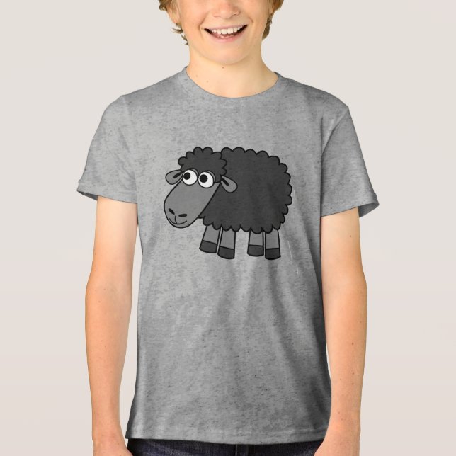 Black Sheep Shirt! Tri-Blend Shirt (Front)