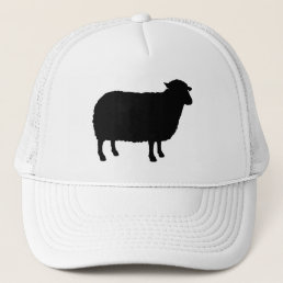 Black Sheep Silhouette Trucker Hat