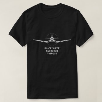 Black Sheep Squadron T-shirt by tempera70 at Zazzle