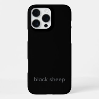 Black Sheep - Typography Case