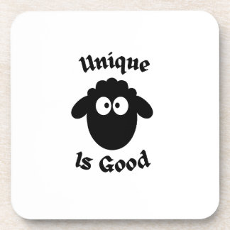 Black sheep: Unique is good Beverage Coaster