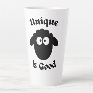 Black sheep: Unique is good Latte Mug