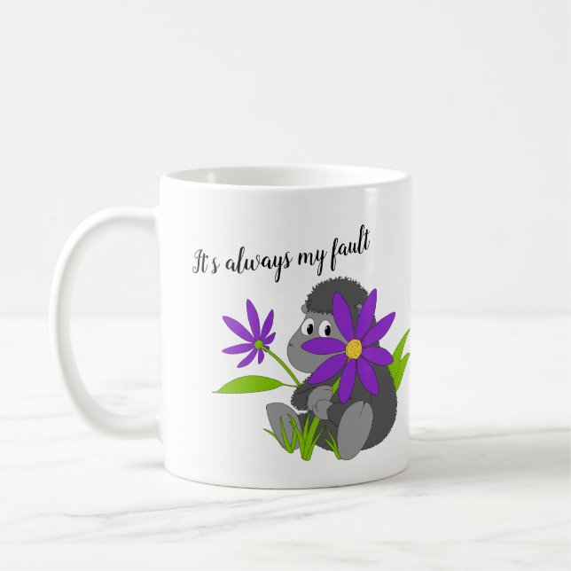 black sheep wants cake coffee mug (Left)