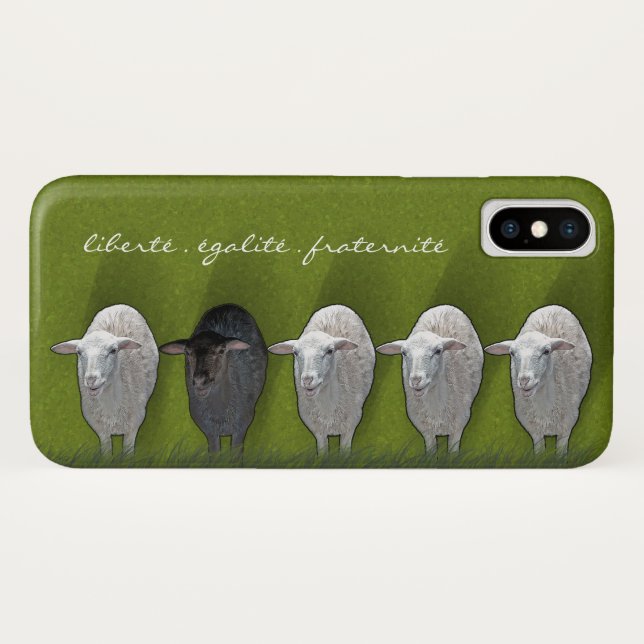 Black Sheep White Sheep Five Case-Mate iPhone Case (Back (Horizontal))