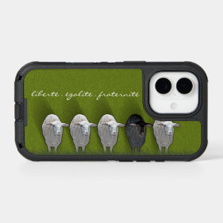 Black Sheep White Sheep Five iPhone 17 Case