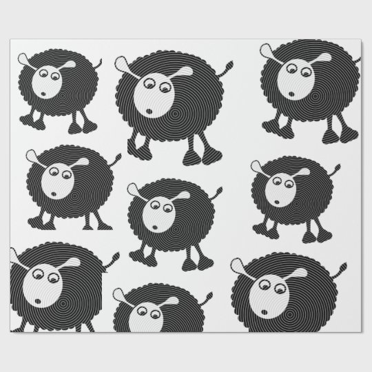 Black Sheep Wrapping Paper