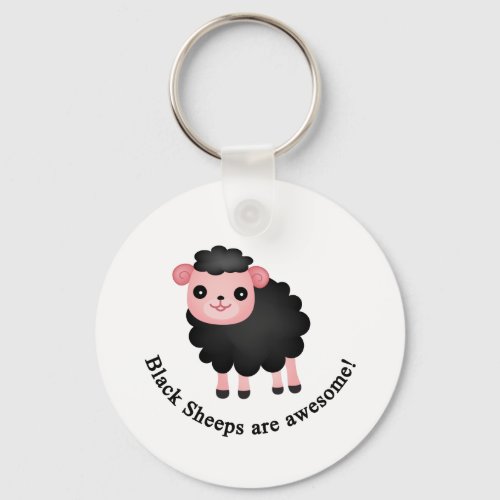 Black sheeps are awesome keychain