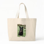 Black Shepherd Canvas Bag