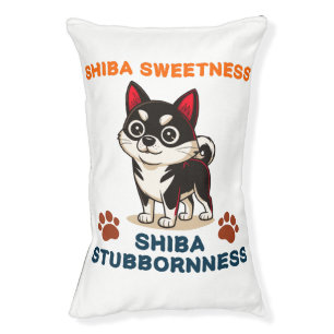 Black Shiba Inu Dog Pet Bed