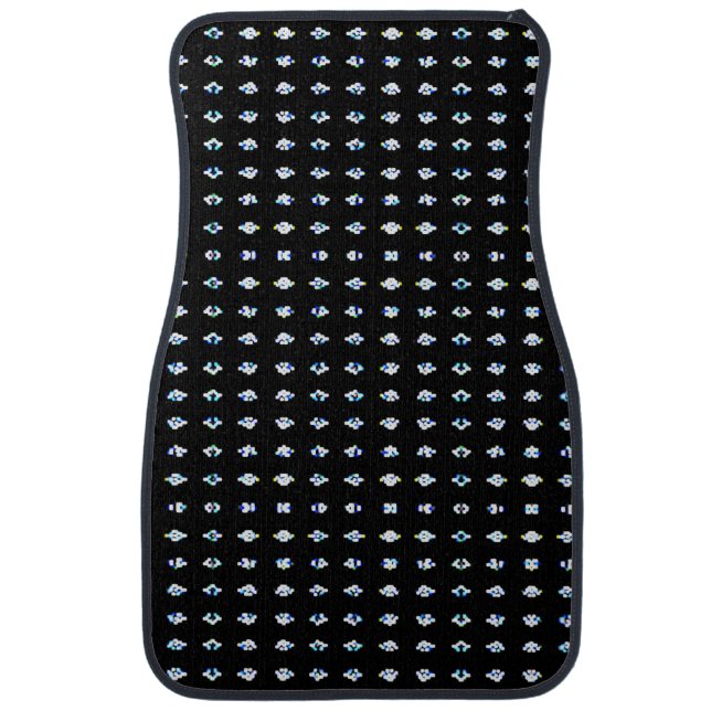Black Shine Car Floor Mat (Front)