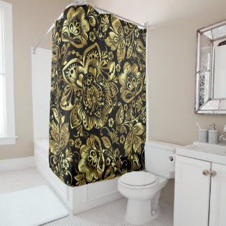 Shiny Gold Shower Curtains | Zazzle Shiny Gold Shower Curtains | Zazzle