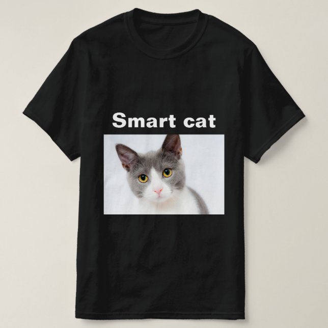 Black shirt design smart shot picture (Design Front)