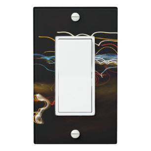 black shooter light switch cover