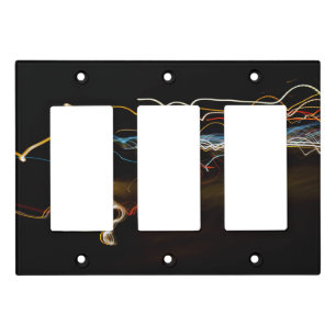black shooter light switch cover