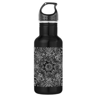 Black Shooting Star Stainless Steel Water Bottle