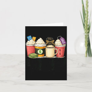Black Shopng Friday Squad Coffee C Coffee Lovers Card