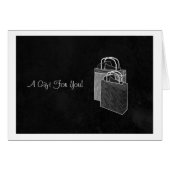 Black Shopping Spree Money Enclosed (Front Horizontal)