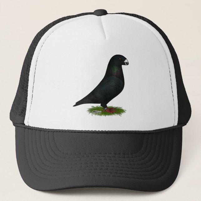 Black Show Racer Trucker Hat (Front)