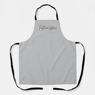Black Signature handwritten Custom Chef Apron
