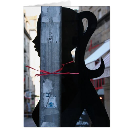 Black Silhouette in the Street Photography (Front)