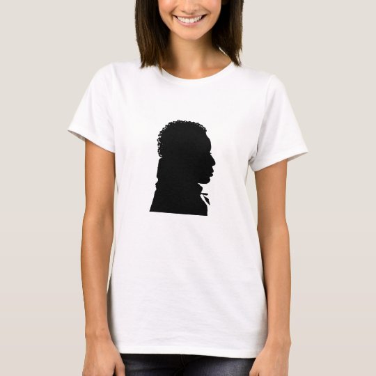 black silhouette portrait T-Shirt