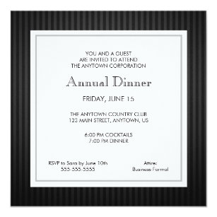 business dinner invitations zazzle business dinner invitation