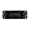 Black & Silver Diamond Bling Glam Sparkle Party