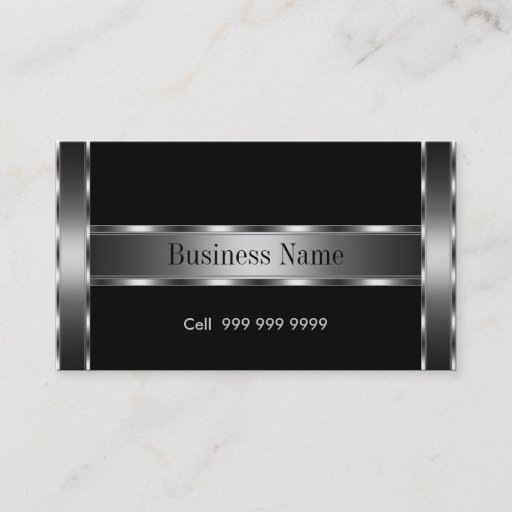 Customizable Create Your Own Elegant Business Card