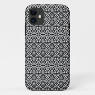 Black Silver Geometry Pattern iPhone 5 Case