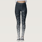 Faceted Elegant Diamond Gem Image Pattern Leggings