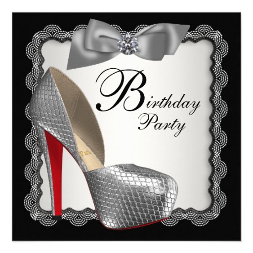 Birthday Party Invitations Boots 9