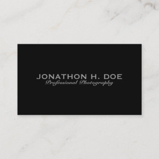 Black&Silver Professional Business Card