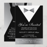 Little Black Dress Invitation | Bachelorette Party | Zazzle