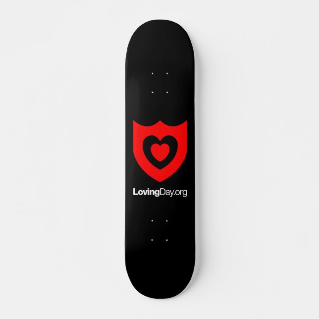 Black Skateboard Deck (Front)
