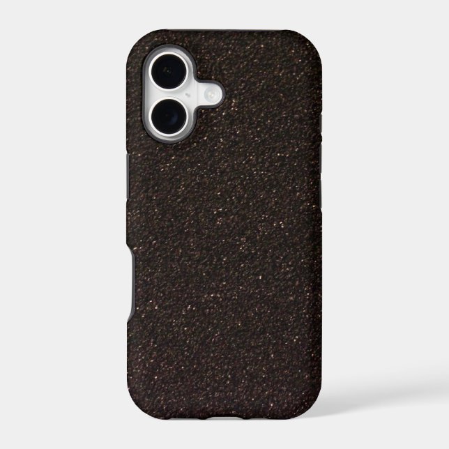 Black Skateboard Griptape Iphone Case (Back)