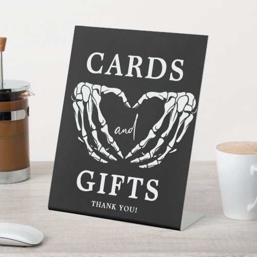Black Skeleton Gothic Halloween Cards Gifts Signs