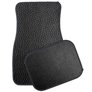 Black skin skin skin texture skin car floor mat