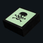 Black Skull green jewelry wooden keepsake box lg<br><div class="desc">Black Skull jewelry wooden keepsake boxes are for horror fans,  murder mystery fans,  roleplay gamers,  Goths,  skull lovers,  and horror conventions. Black Skull is Steamy Raimon original art.</div>