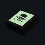 Black Skull green jewelry wooden keepsake box sm<br><div class="desc">Black Skull jewelry wooden keepsake boxes are for horror fans, murder mystery fans, roleplay gamers, Goths, skull lovers, and horror conventions. Black Skull is Steamy Raimon original art.</div>