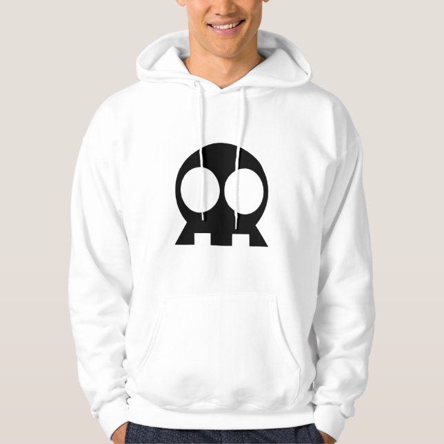 BLACK Skull Key Hoodie (Front)