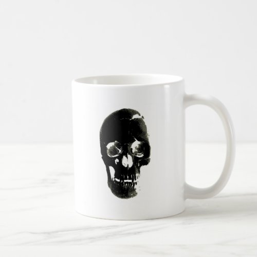 Black Skull _ Negative Image Coffee Mug