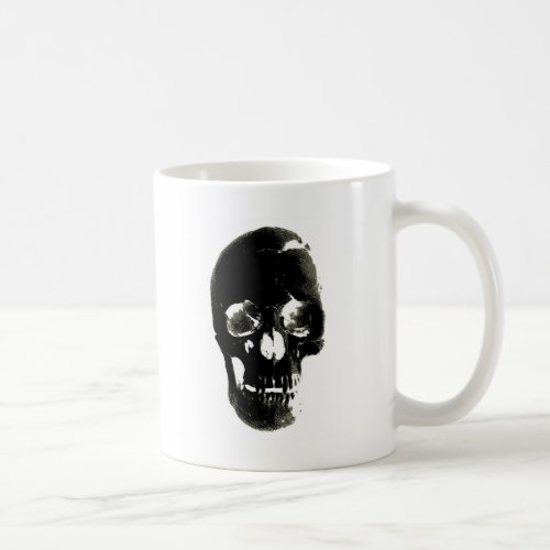 Black Skull _ Negative Image Mug