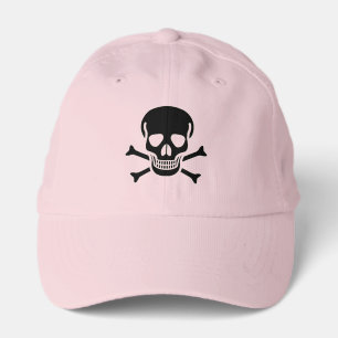 Black Skull pink performance cap