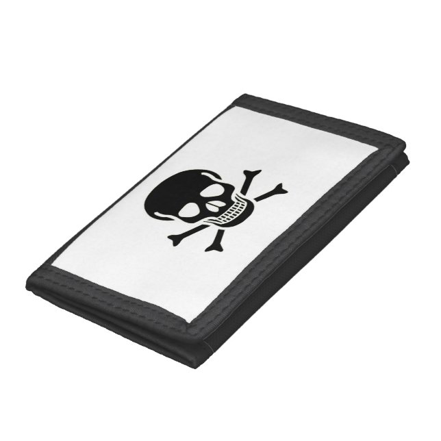 Black Skull white wallet black trim (Bottom)