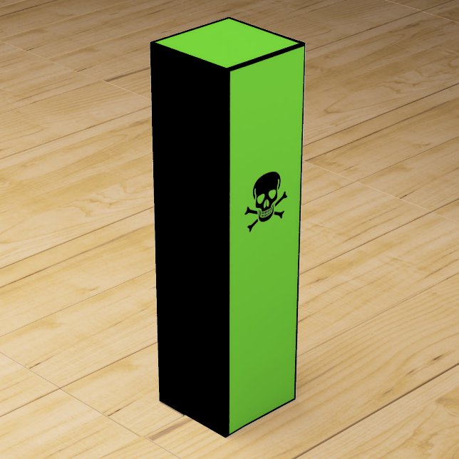 Black Skull wine box (Front)