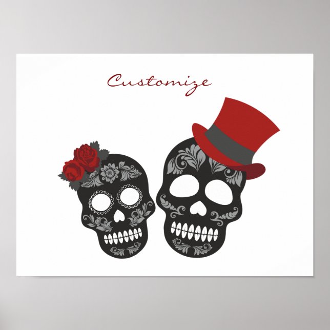 Black skulls Duo Thunder_Cove Poster (Front)